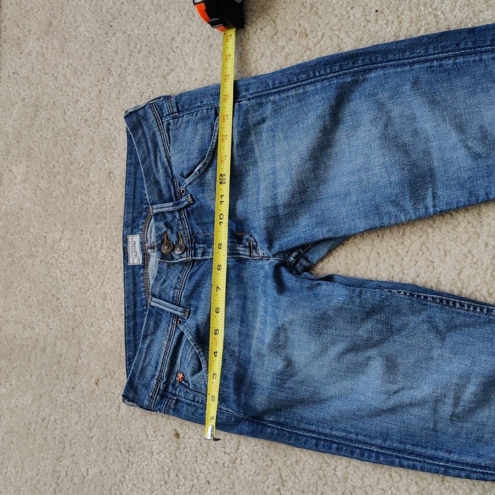Hudson Collin Mid-Rise Skinny Ankle Classic Blue Women's Denim Jeans Y2K Retro - Picture 9 of 16